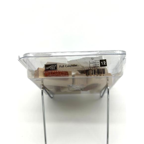 Stampin' Up! Full Calendar Rubber Rubber Stamps Months Double Mounted 114966 - Picture 10 of 11